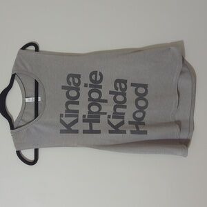 Kinda Hippie Kinda Hood Women's Large Muscle Tee